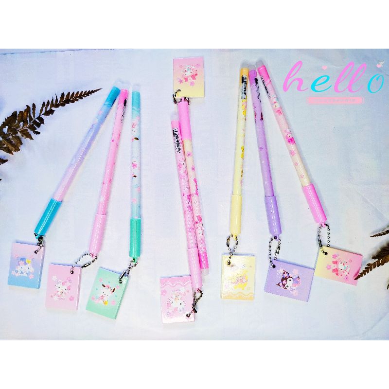 

Pulpen Lucu Karakter / Pen gel gantungan buku sanrio / Pulpen Gel Karakter