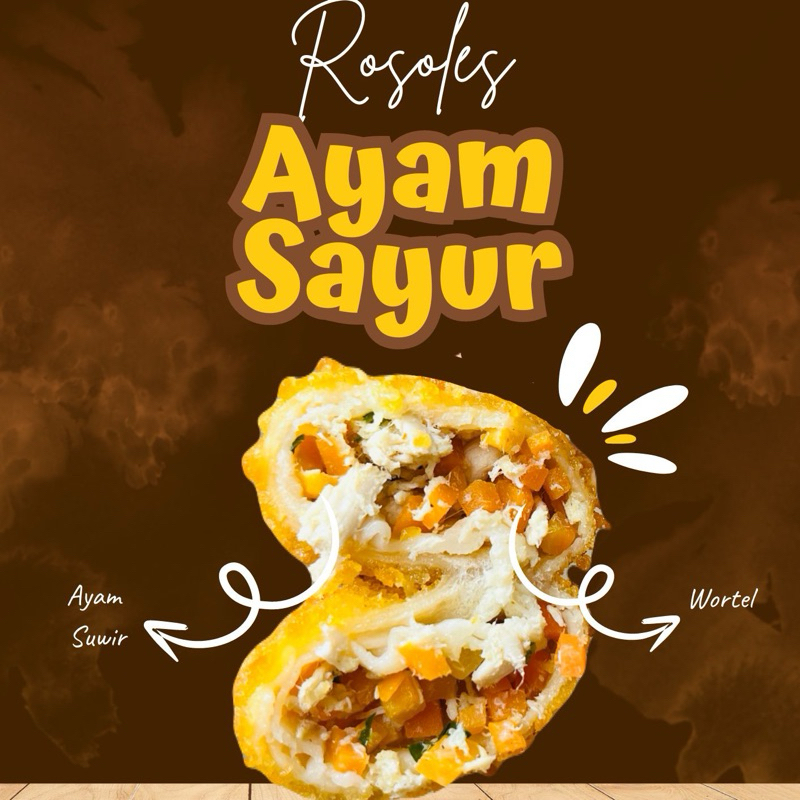 

Risoles Ayam Sayur Frozen isi 6pcs