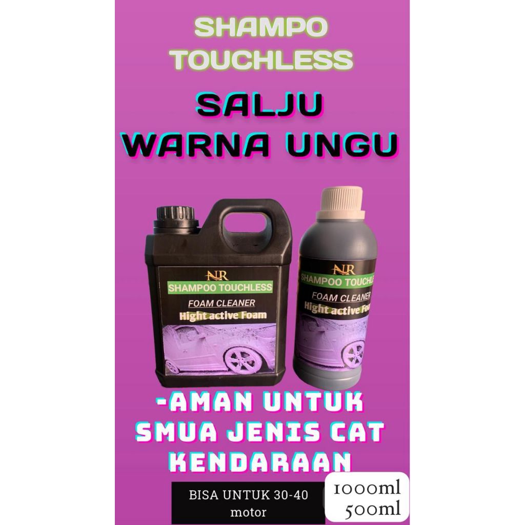 shampoo motor mobil touchless sabun cuci motor tanpa sentuh