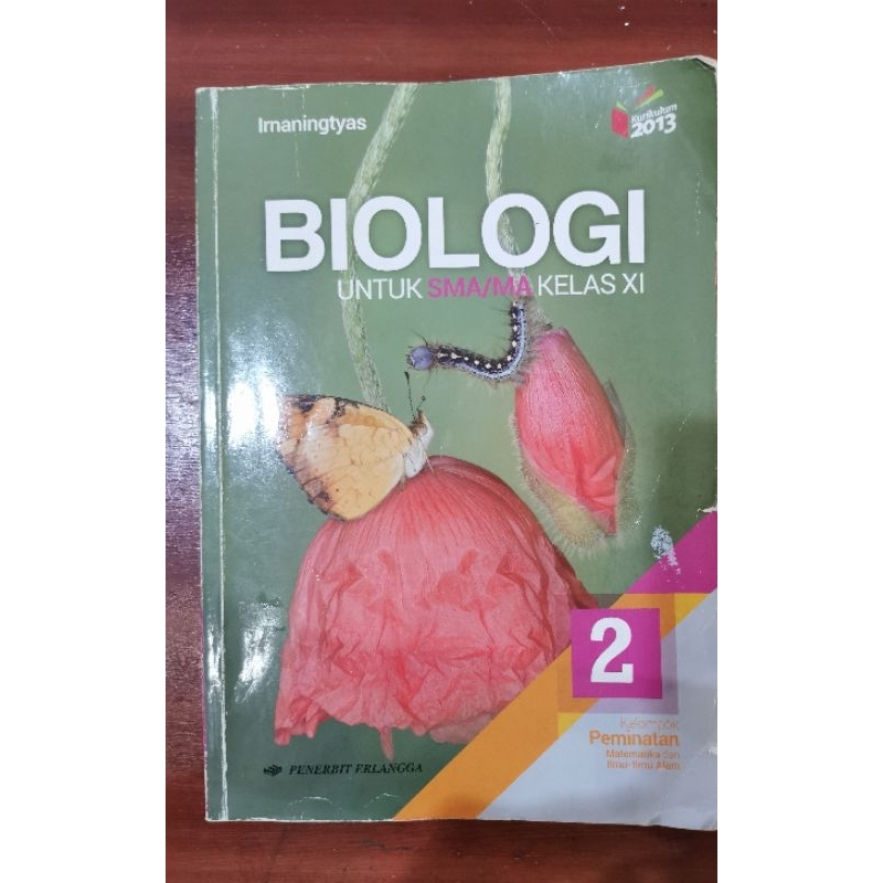 BIOLOGI Penerbit Erlangga untuk SMA kelas 11 - bekas