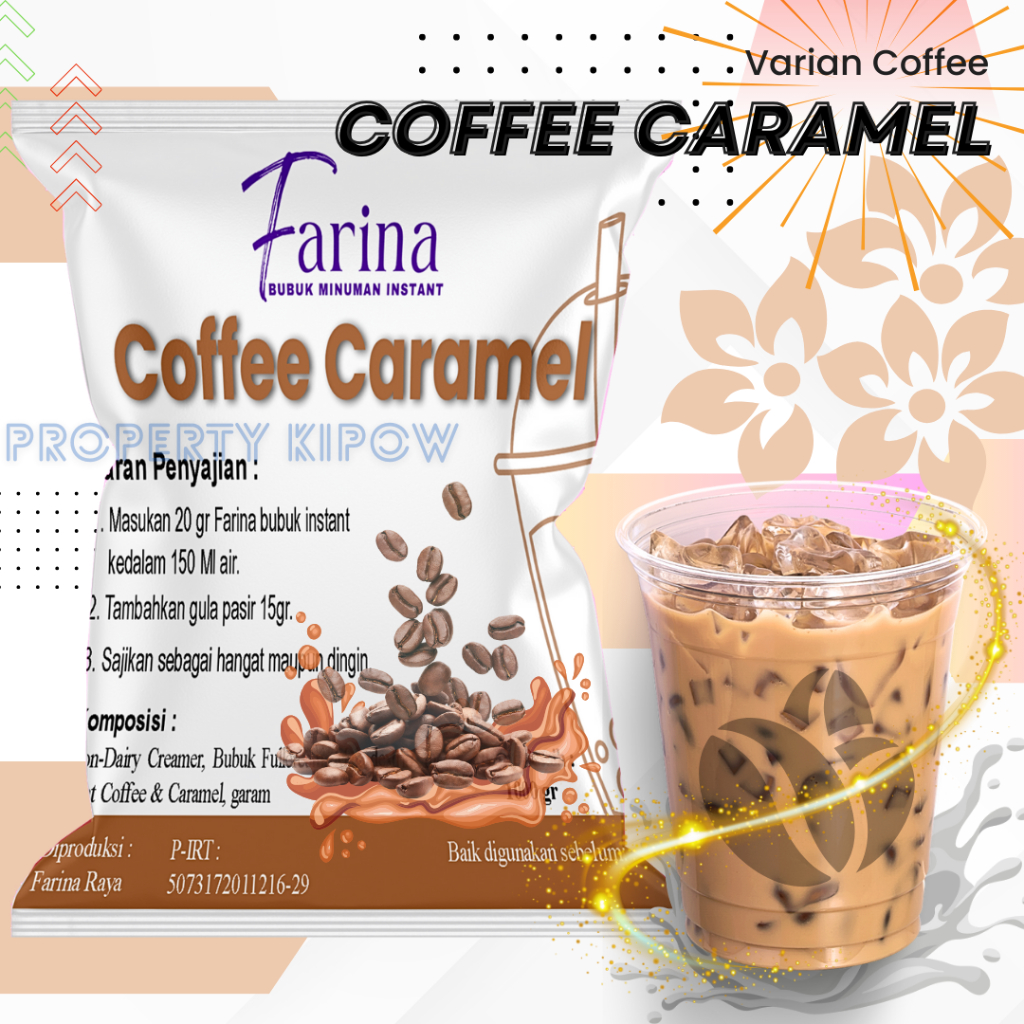 

FARINA Bubuk Minuman Coffee Caramel - Bubuk Minuman Coffee Caramel 1kg Plain