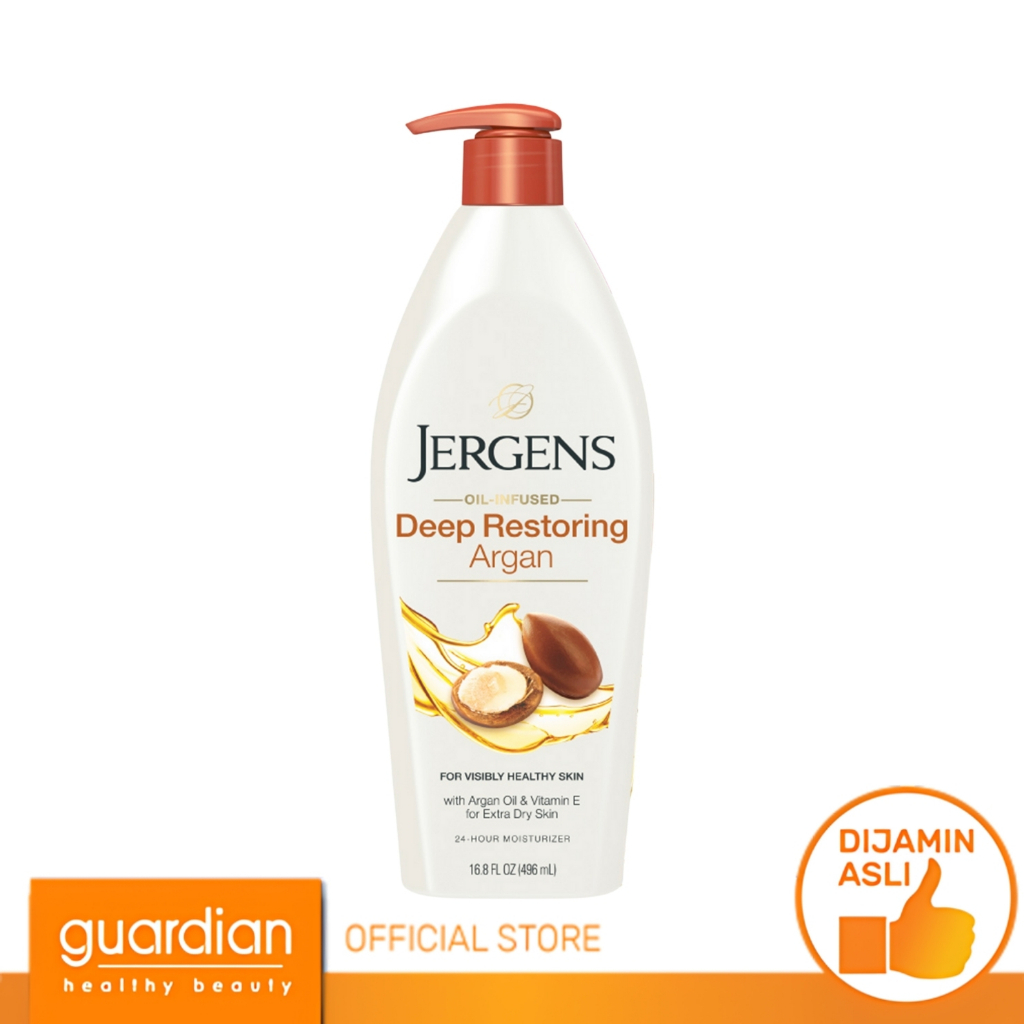 JERGENS Deep Restoring Argan Moisturizer Body Lotion 496ml