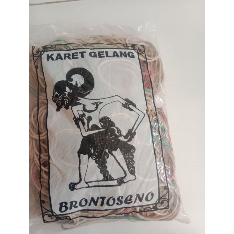 

Karet gelang brontoseno kemasan 500gram(½kg)