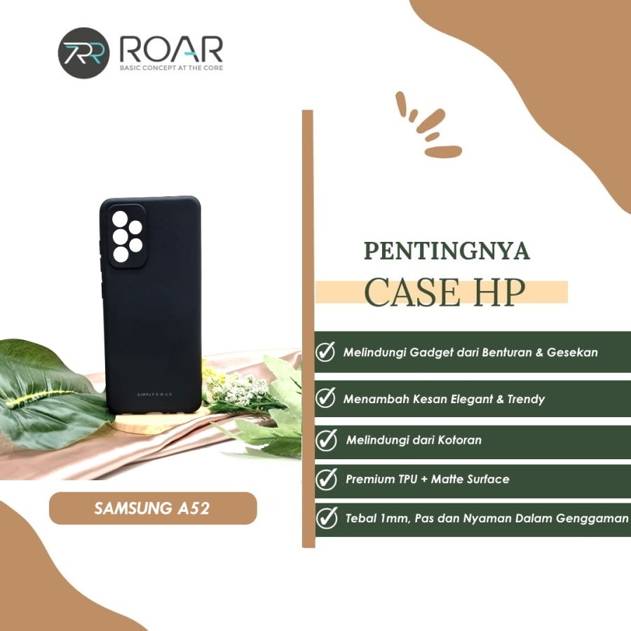 ROAR SPACE Soft Silicone Case SAMSUNG A52