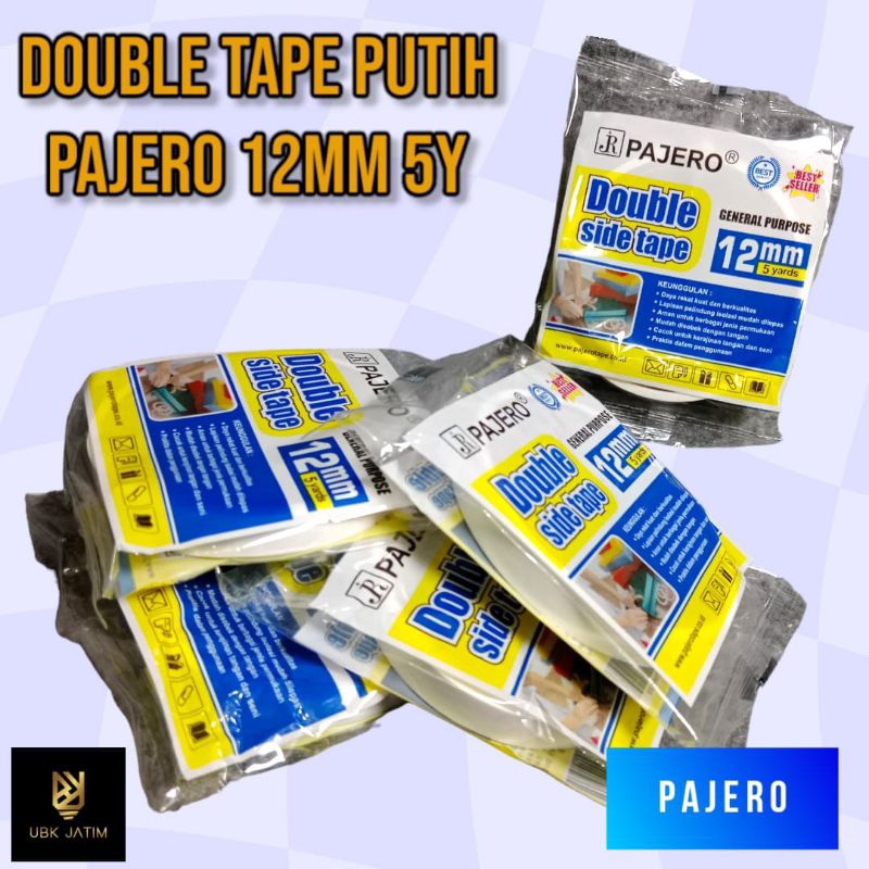 

DOUBLE TAPE PAJERO 12MM 5Y PUTIH