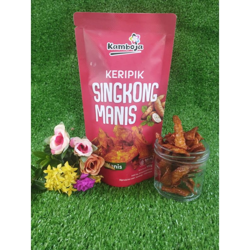

Kamboja Snack Kripik Singkong Manis 100 Gram