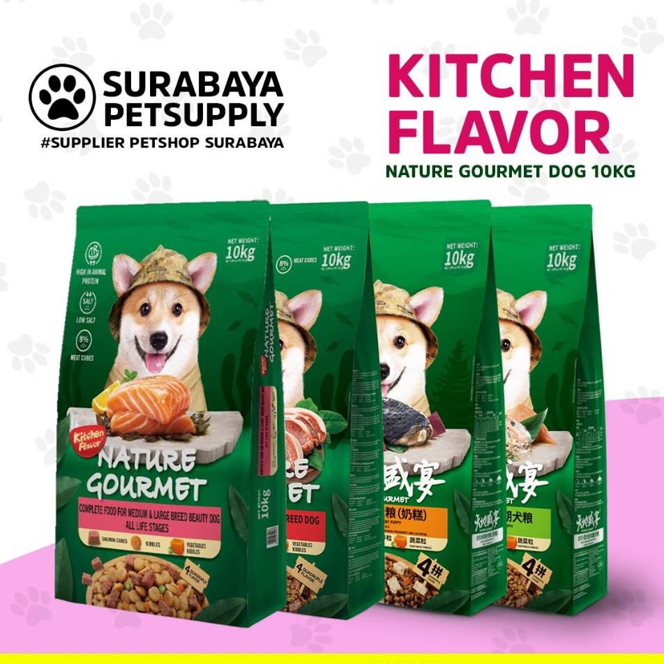 [SMALL BREED] KF Dog 10 kg - KF dog - Kitchen Flavor Nature Gourmet Dog 10 Kg All Variant - KF Natur