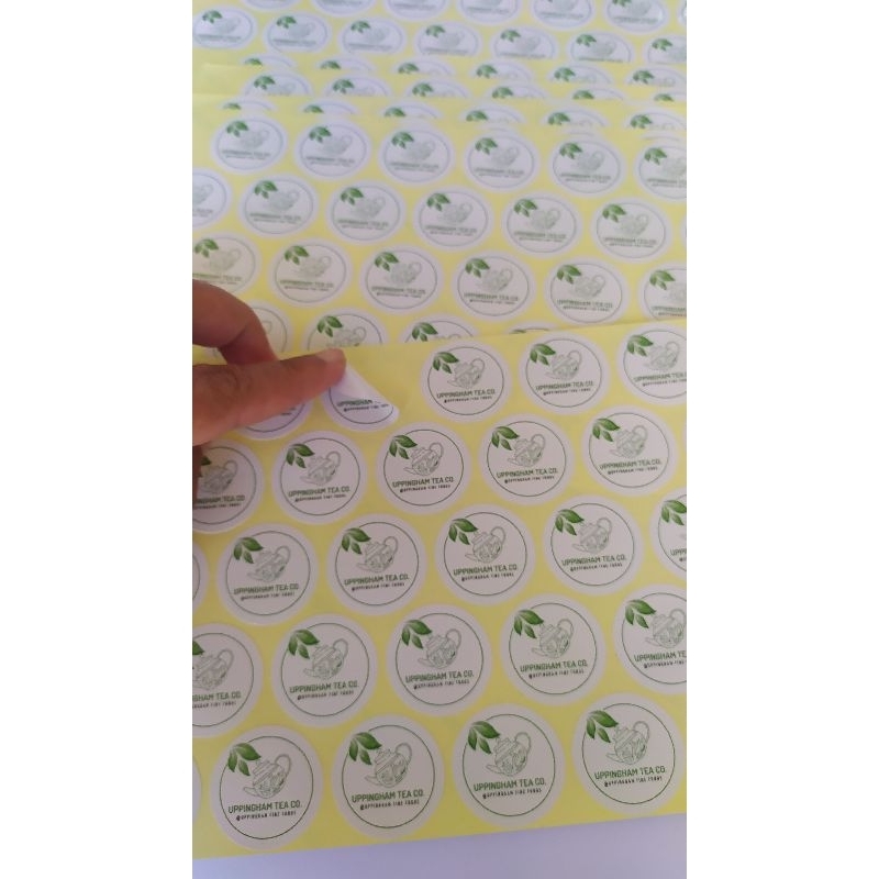 

STIKER LABEL Bentuk Bulat Kromo Ukuran 5 cm