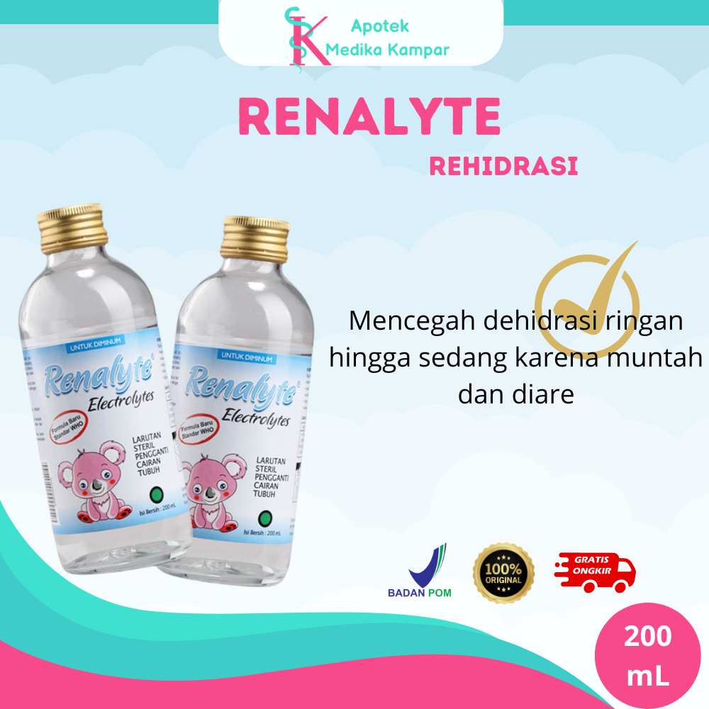 

Renalyte untuk Pengganti Cairan Tubuh (200 ml)