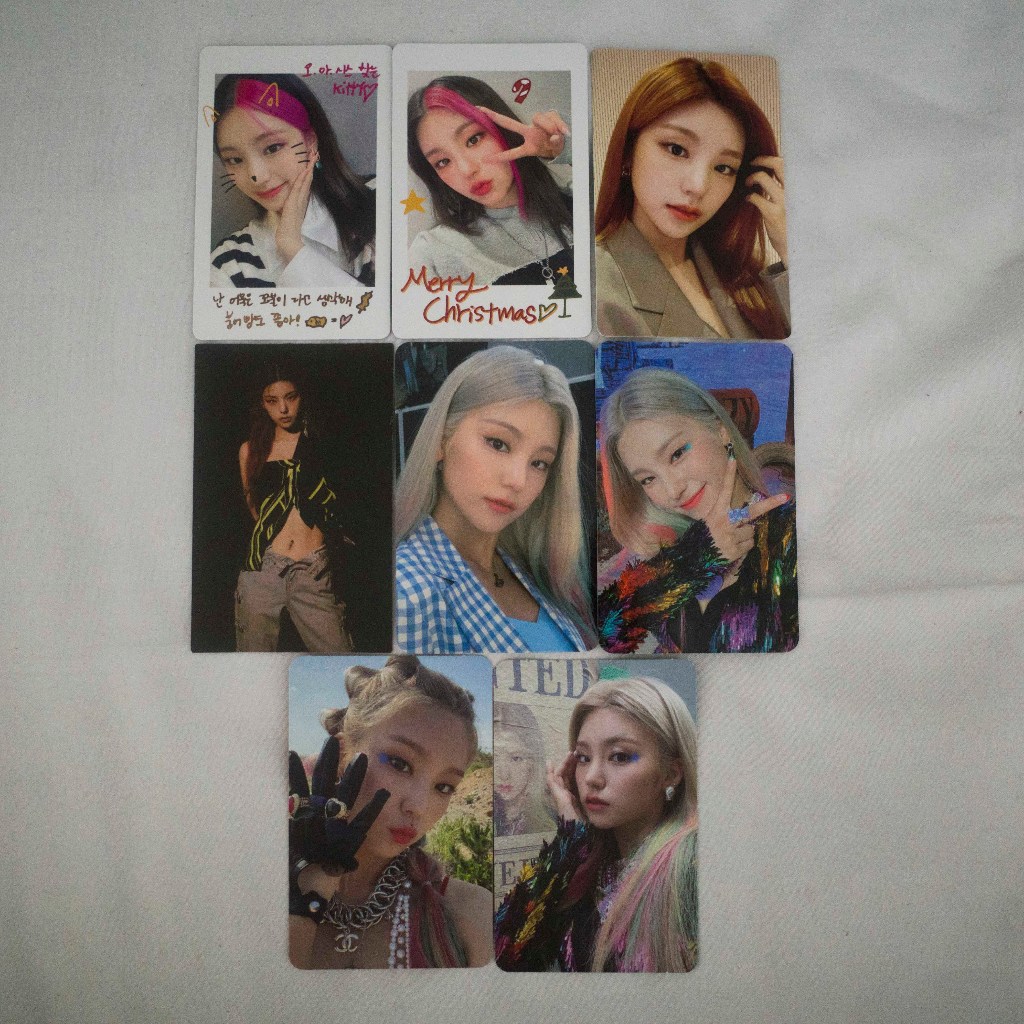 [PART 1] Official ITZY Yeji No Bad Days (November, December), Guess Who, Not Shy Polaroid Photocard 