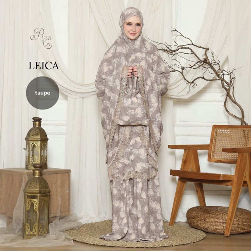 LEICA Mukena Mukena Premium Terbaru 2024 Original By Ryn Rayyan Series Mukenah Motif Dewasa Jumbo Ka
