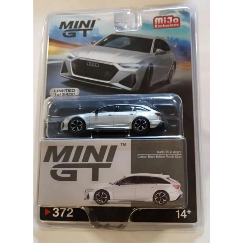 JUAL MURAH MINIGT AUDI RS6 AVANT CARBON BLACK