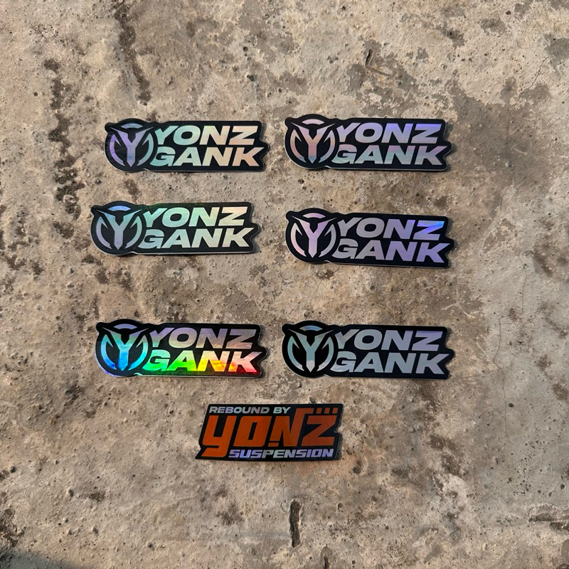 STIKER YONZ GANK HOLOGRAM - BASIC