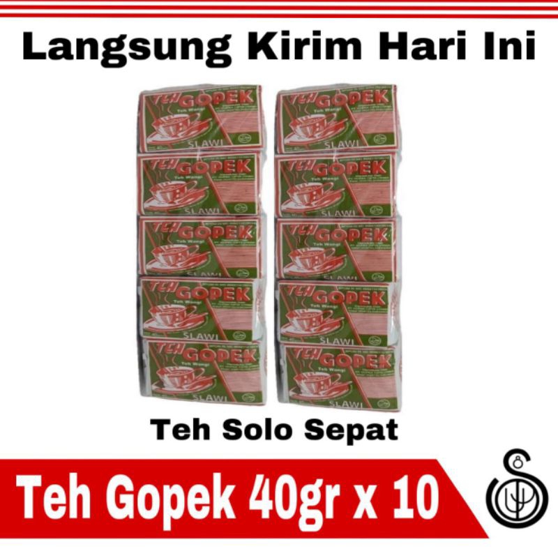 

Teh Gopek 1 Slop isi 10 Bungkus 400gram