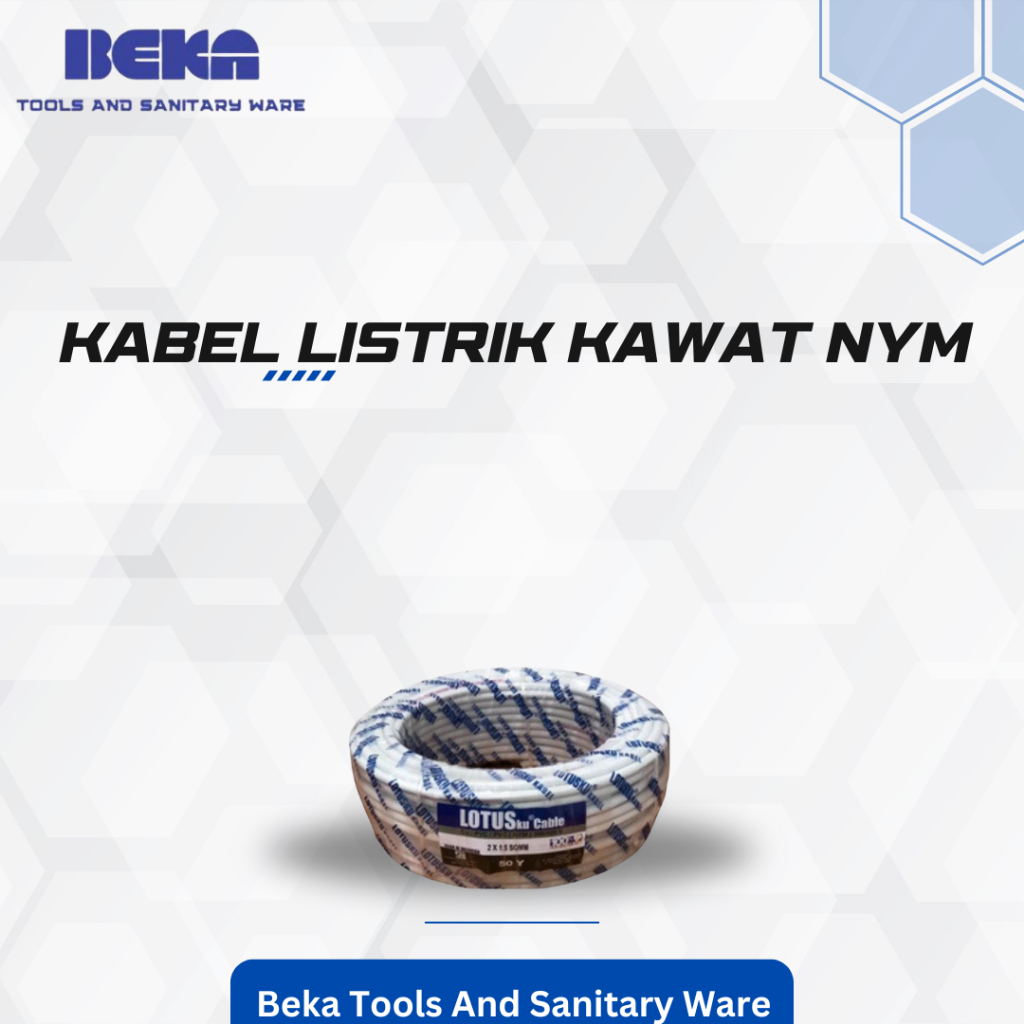 Kabel Listrik LOTUS NYM 2x1.5 / 3x1,5 50 Yard LOTUSKU - 2 x 1,5