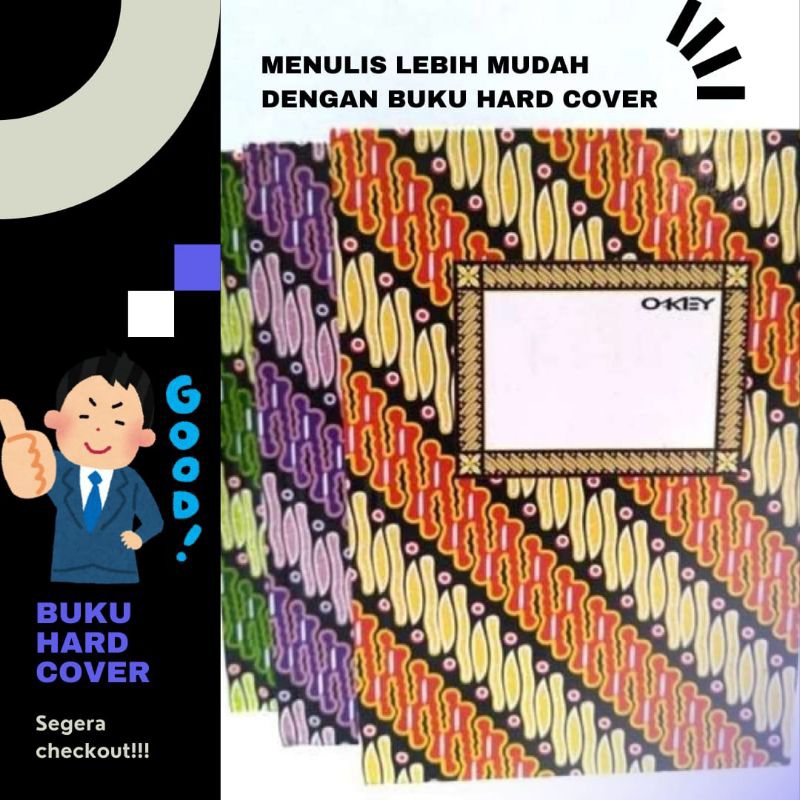 

READY_NOTEBOOK_,BUKU_DIARY_,BUKU_CATATAN,BUKU_HARDCOVER_MERK_OKEY_200_LEMBAR