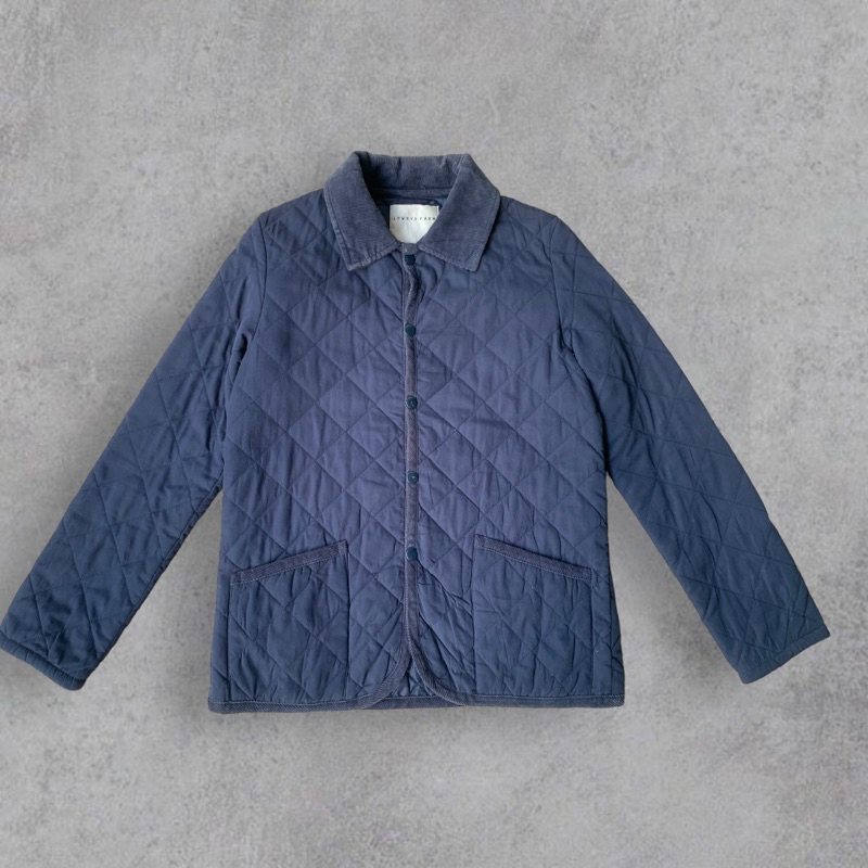 Jacket Vintage Liner Collar Curduroy Navy