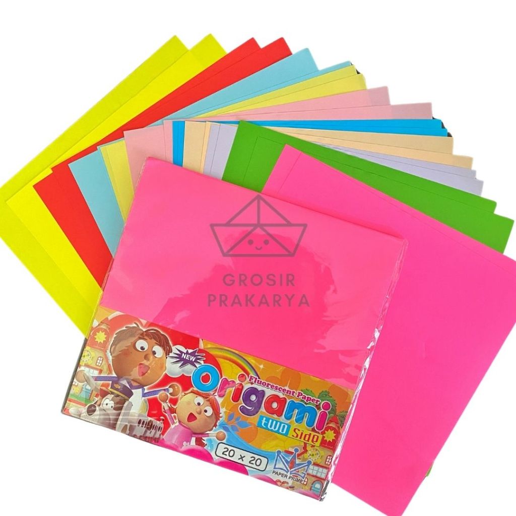

20x20 cm Kertas Lipat Origami Paper Bolak Balik 2 Sisi Warna Warni Centimeter Lipat Motif Papercraft Craft Crafting Diy Handcraft Kerajinan Prakarya Art Color Seni Kesenian Kertakes Perlengkapan Peralatan Stationery Tools Tk Sd Grosir Prakarya Malang