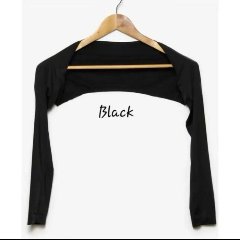 Manset Bolero Lengan Panjang// Manset Crop Bahan Kaos Wanita Dewasa