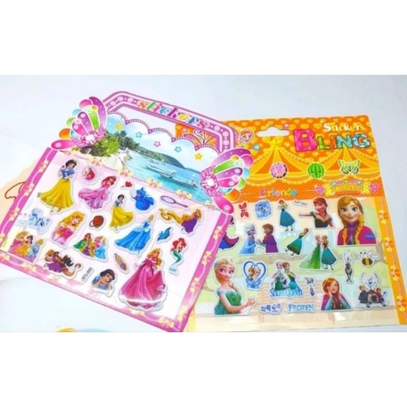 

20 PCS STIKER TAS MIX - STIKER BLING BLING MIX - STIKER TAS TIMBUL - STIKER TIMBUL / STIKER BLING BLING ISI 20 PCS