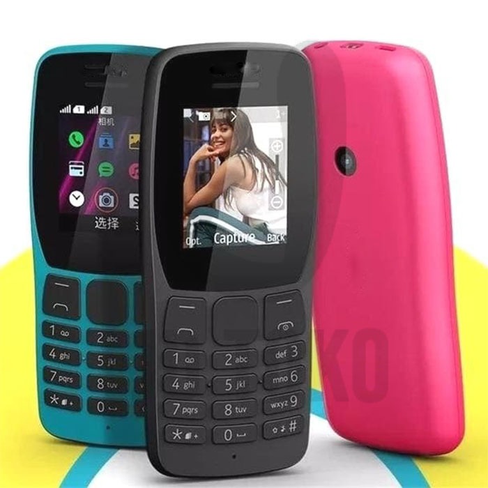 New Hp Nokia 110 2019 Dual Sim Layar 1.77 Inci