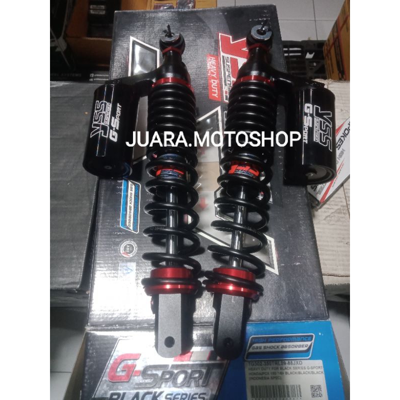 SHOCK BREAKER YSS G SPORT BLACK SERIES PCX 150 - PCX 160 - NEW PCX 150 350MM ORIGINAL