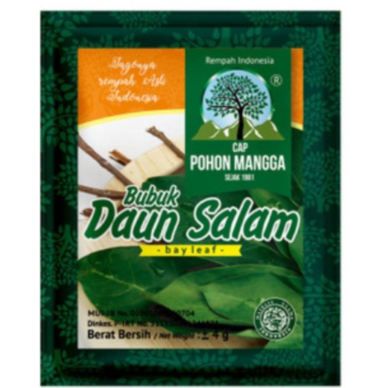 

daun salam bubuk 4gr/bay leaf