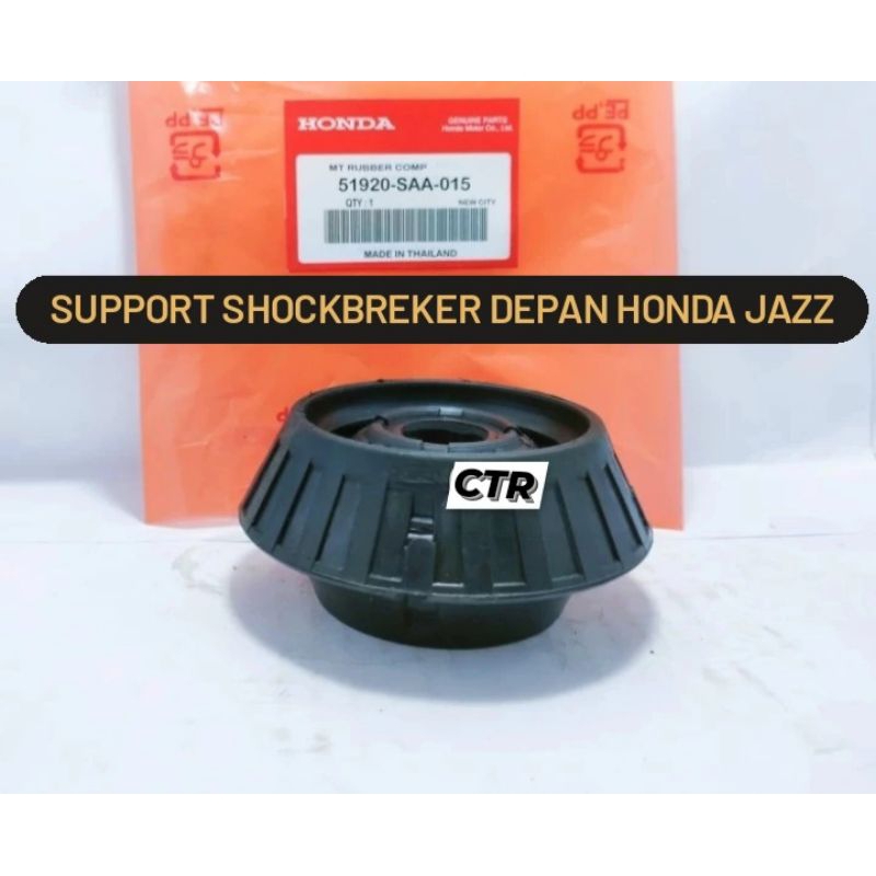 SUPPORT SHOCK~DEPAN /KARET SUPPORT SHOCKBREKER DEPAN JAZZ /JAZZ RS