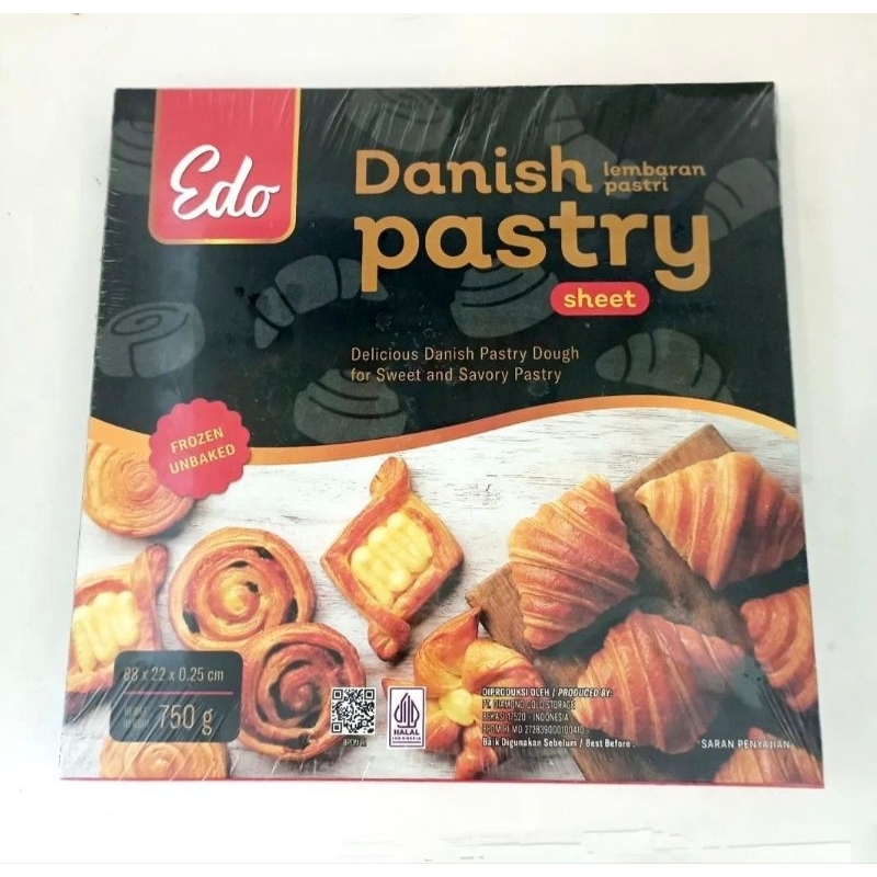 

EDO DANISH PASTRY SHEET FROZEN / SIMPLE DOUGH FROSEN