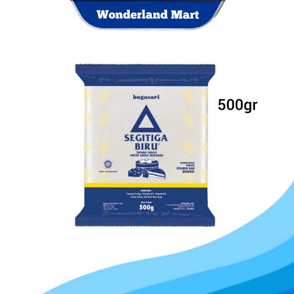 

TEPUNG TERIGU SEGITIGA BIRU KEMASAN 500 GR