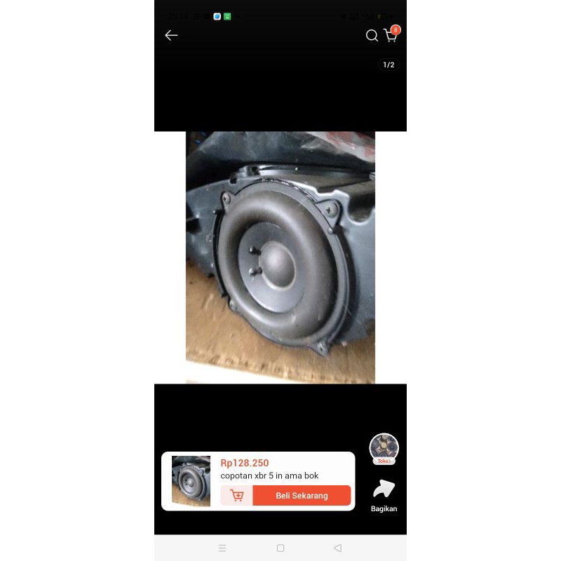 Subwoofer 5in xbr politron spiker saja