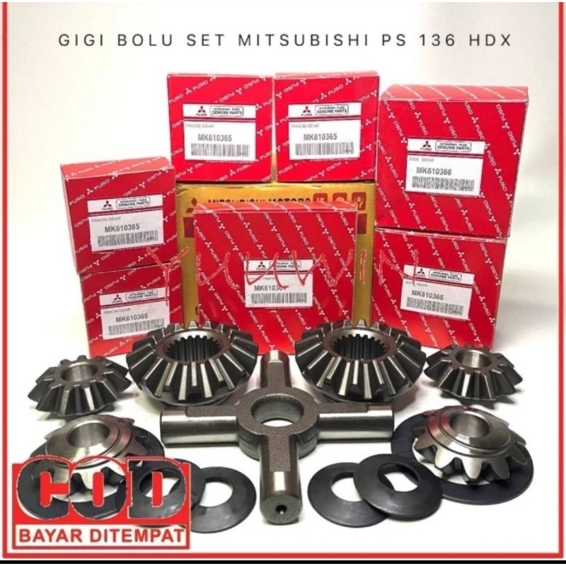 GIGI BOLU SET PS 136 HDX - FOUR PINION GEAR PS 125 HDX PS136 - FOUR PINION SET HDX PS