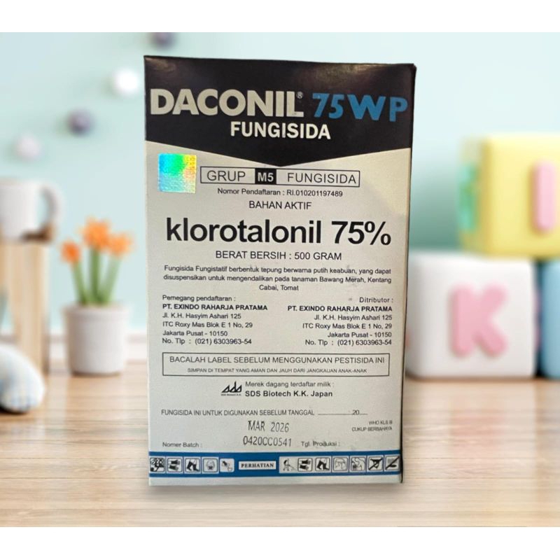 Fungisida Daconil 75wp 500 gram-Fungisida Klorotalonil