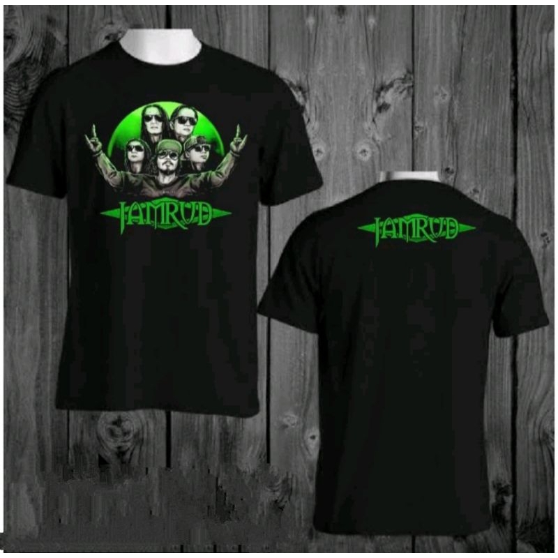 Tshirt Baju Kaos Dustro Jamrud Original Cotton Combed 24s Jetblack