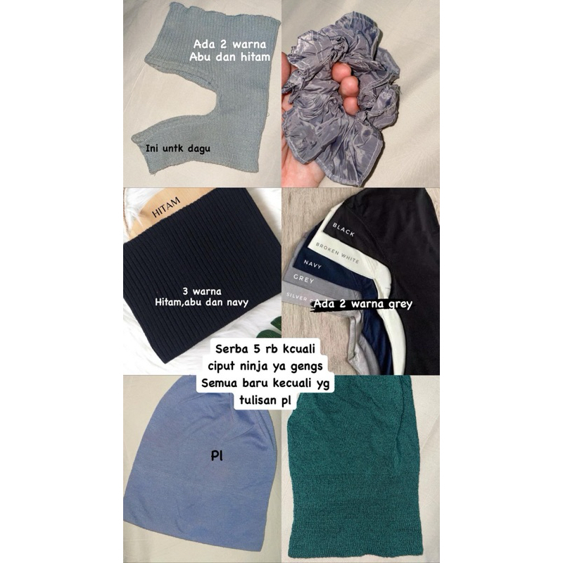 CIPUT/ciput ninja/ciput rajut dagu/ciput rajut/sranchie