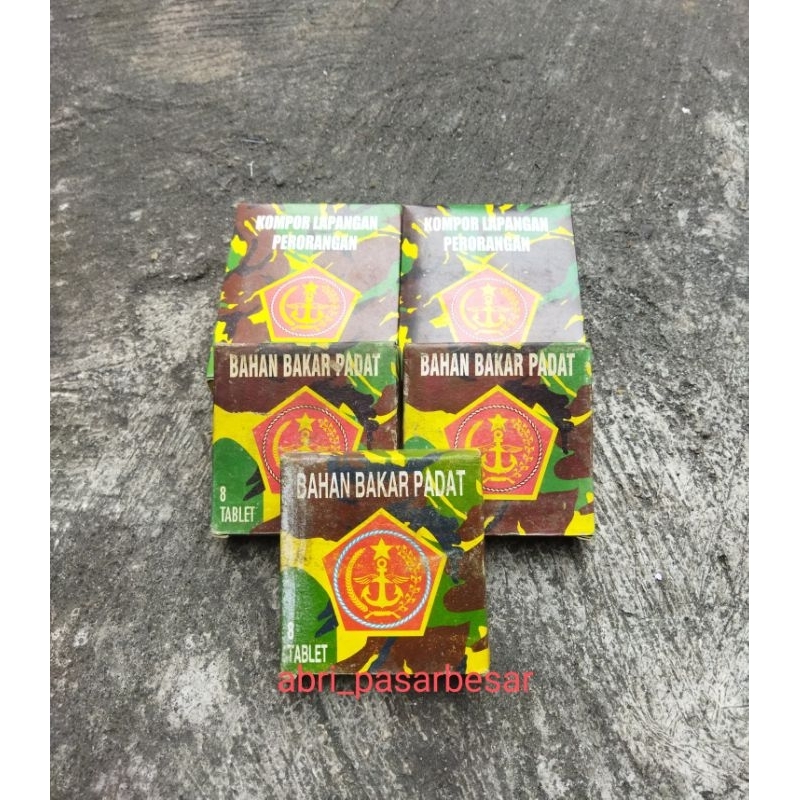 PARAFIN / BAHAN BAKAR PADAT / JATAH TNI