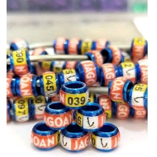 RING BURUNG SUDAH TERCETAK NAMA  MURAI BATU LOVEBIRD