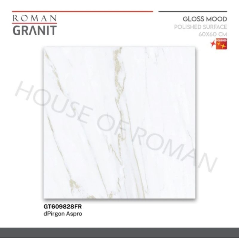 Roman Granit dpirgonaspro 60x60 / granit glossy 60x60 / keramik glossy 60x60 / lantai glossy 60x60 /
