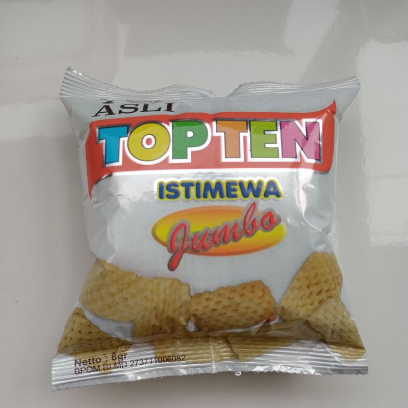 

Snack Top Ten/Kripik 1 renteng