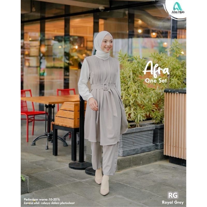 Afra One Set by afas hijab official