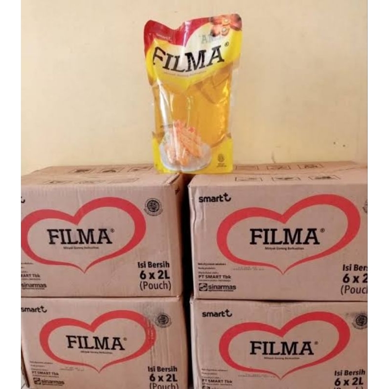 

Minyak goreng filma, kunci mas, bimoli 2 lt / liter pouch