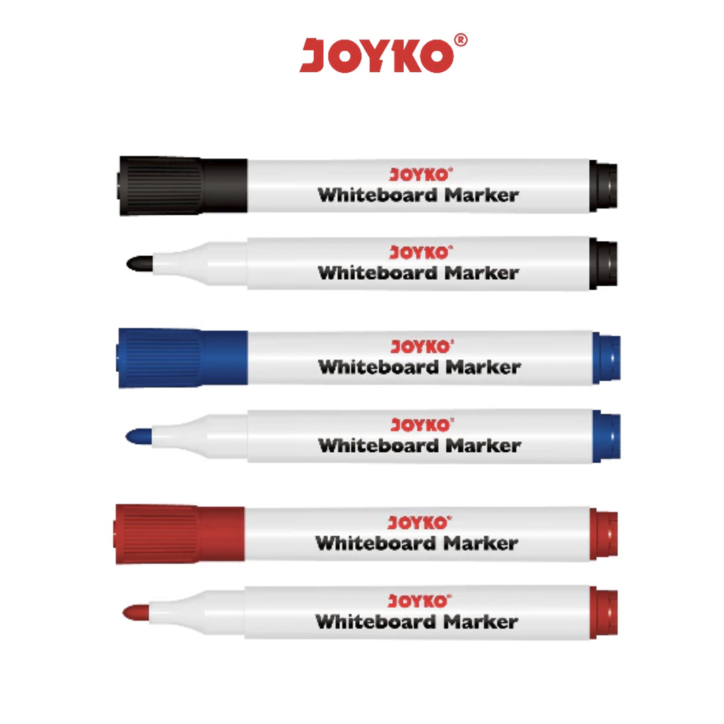 

❤️H2O❤️ Spidol Papan Tulis Whiteboard Joyko WM-65 Hitam ( 1 Pc )