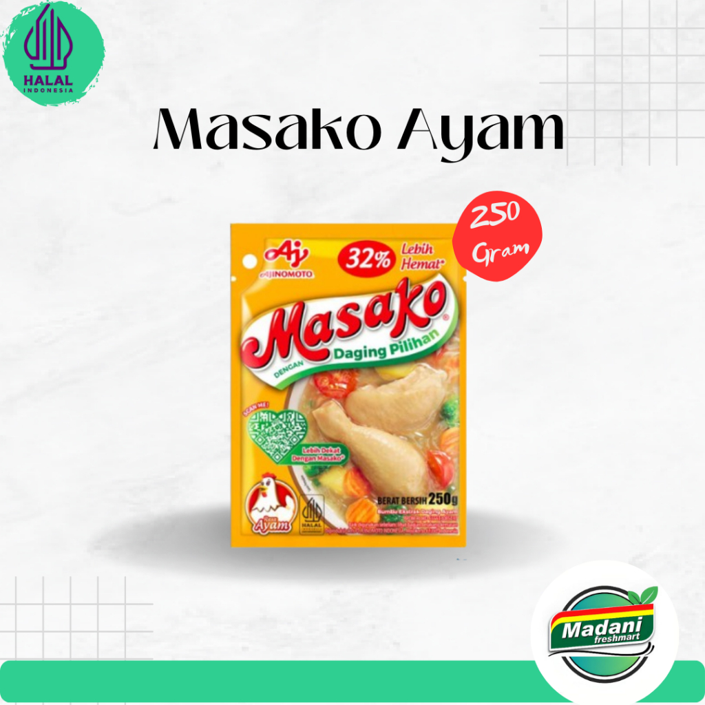 

Masako Bumbu Ekstrak Daging Ayam 250 gram