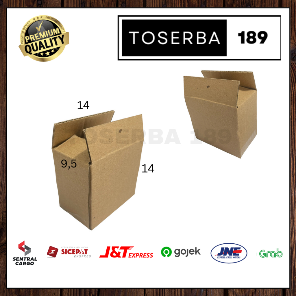 

Kotak kardus box packing uk 14x9,5x14 SHEET POLOS