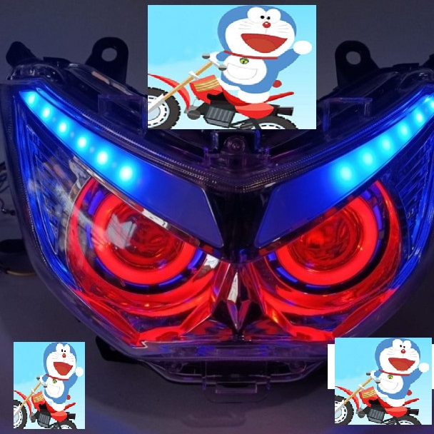 Projie biled yamaha nmax old headlamp set projector lampu utama DR