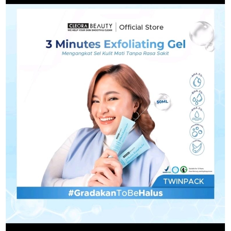 Cleora 3 Minutes Exfoliating Gel Cleora Beauty Exfo