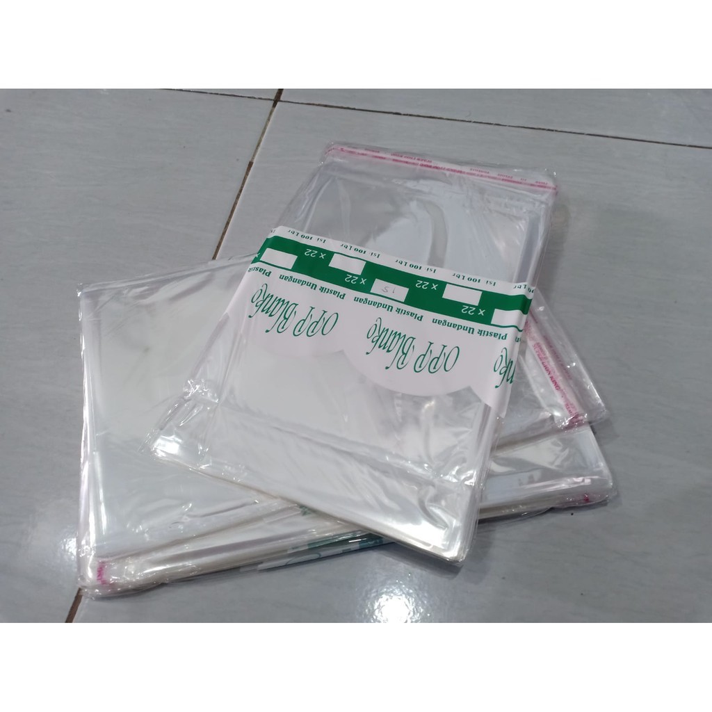 

PLASTIK OPP ukuran 10 x 22 cm 100PCS
