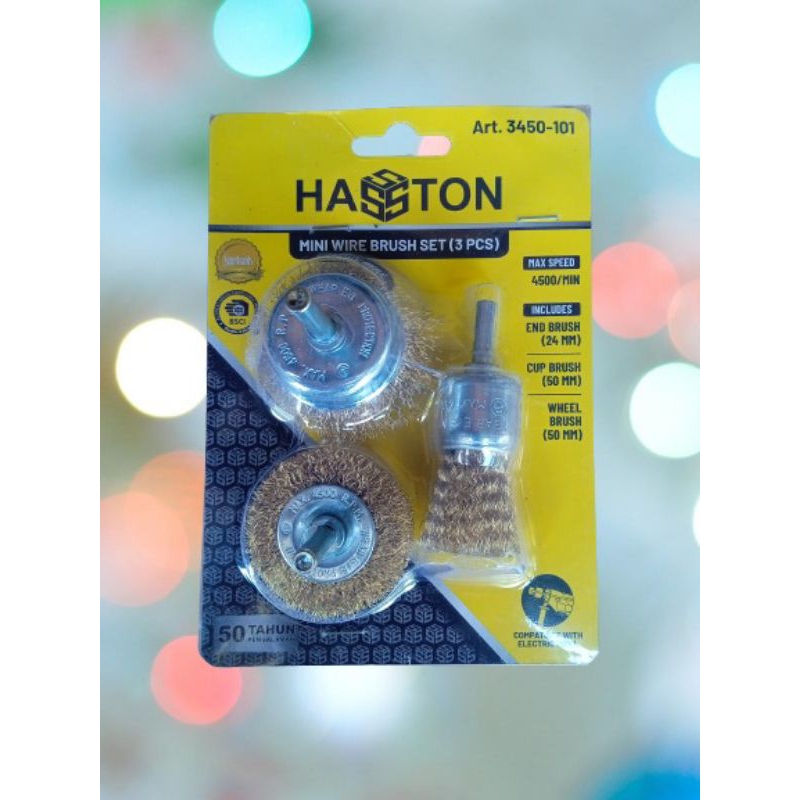 Mata Bor sikat Kawat sikat kawat Haston