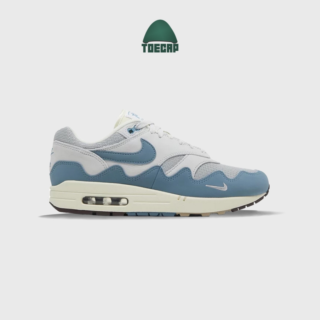 Sepatu x Patta Air Max 1 Noise Aqua