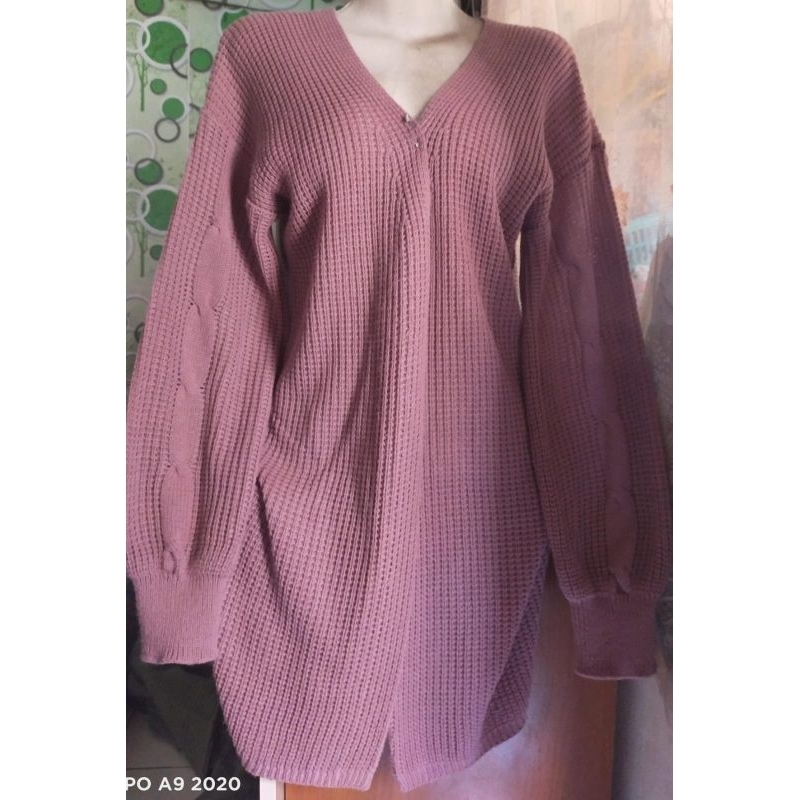 Cardigan Rajut - Outer Rajut - Jaket Rajut Wanita Cewek Model Terkini Motif